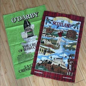 Scotland and Ireland Tea Towels Set